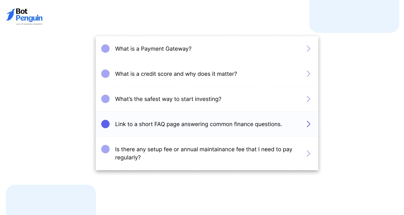 Provide upfront financing info and build a financing FAQ page